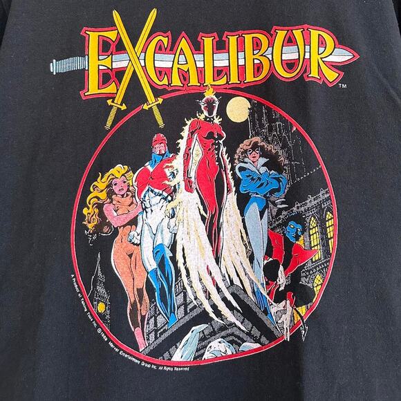 Vintage 1989 Excalibur Marvel Shirt - Picture 3 of 7